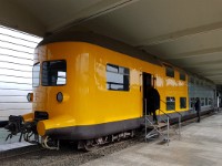 2018-03-06 12.40.02  -->  This is one half of an the articulated carriage of the  double desk autotrain of the Lübeck Büchner Eisenbahn  that had much in common with the  Henschel Wegmann train . It was built with a bespoke streamlined 2-4-2 tender locomotive, quickly named Mickey Mouse, which could be operated from the car side cabin. Built in 1936 it caused quite a stir. Seven sets were built. The steam lcomotives were replaced by diesels after the war and the doubleedck cars saw service until 1978.